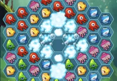 Puzzle Games, HexAquatic Kraken, Games-kids.com