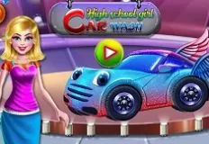 Cars Games, High School Girl Car Wash, Games-kids.com