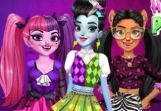 Monster High Games, High School Princess Monster Mash, Games-kids.com