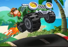 Racing Games, Hill Climb Pixel Car, Games-kids.com