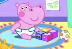 Animal Games, Hippo Baby Care, Games-kids.com