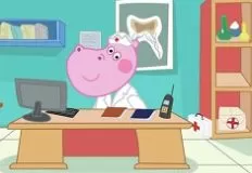 Peppa Pig Games, Hippo Dentist, Games-kids.com