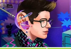 Doctor Games, Hipster Boy Ear Infection, Games-kids.com