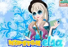 Frozen  Games, Hipster Elsa Makeover, Games-kids.com
