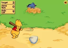 Winnie the Pooh Games, Home Run Derby, Games-kids.com