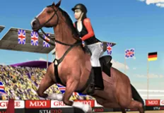 3D Games, Horse Jumping Show 3D, Games-kids.com