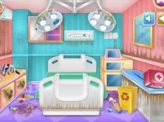 Girl Games, Hospital Operation Room Cleaning, Games-kids.com