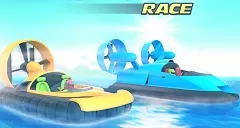 Racing Games, Hovercraft Race, Games-kids.com