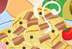 Cooking Games, How to Make Spaghetti Carbonara, Games-kids.com