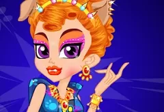 Monster High Games, Howleen Wolf Hair Spa and Facial, Games-kids.com