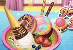 Cooking Games, Ice Cream Donut, Games-kids.com