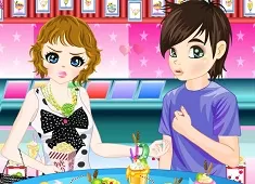 Girl Games, Ice Cream Store Dating, Games-kids.com