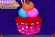 Cooking Games, Ice Cream Sundae Cupcake, Games-kids.com