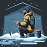 Fishing Games, Ice Fishing 3D, Games-kids.com