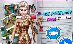 Frozen  Games, Ice Princess Doll Creator, Games-kids.com