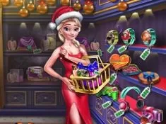 Frozen  Games, Ice Queen Shopping Xmas Gift, Games-kids.com