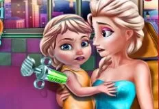 Frozen  Games, Ice Queen Toddler Vaccines, Games-kids.com