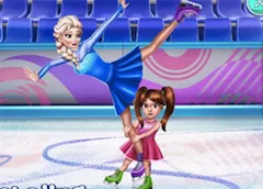 Frozen  Games, Ice Skating Competition, Games-kids.com