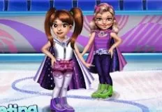 Girl Games, Ice Skating Courses, Games-kids.com