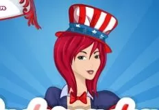 Girl Games, Independence Day Dress Up, Games-kids.com