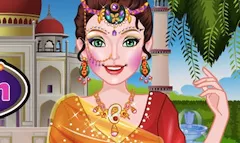 Girl Games, Indian Girl Salon, Games-kids.com