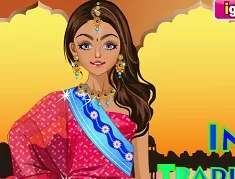 Girl Games, Indian Traditional Girl, Games-kids.com