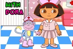 Dora Games, Injection Learning with Dora, Games-kids.com