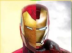 Superheroes Games, Iron Man Comic vs Movie Puzzle, Games-kids.com