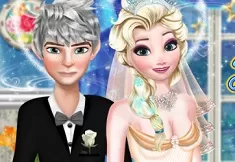Frozen  Games, Jack and Elsa Perfect Wedding Pose, Games-kids.com