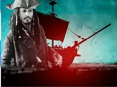 Pirates of the Caribbean Games, Jack Sparrow and Ship Puzzle, Games-kids.com