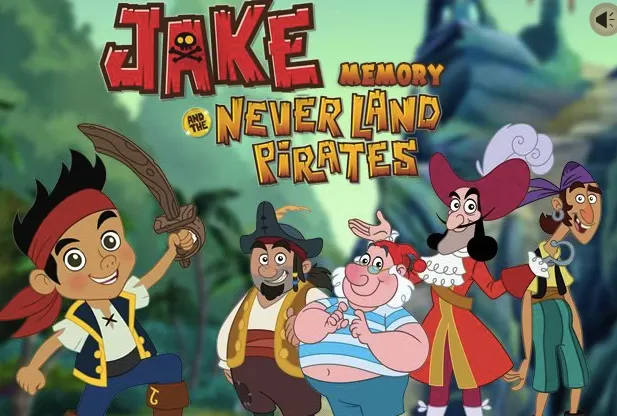 Jake and the Neverland Pirates Games, Jake and The Neverland Pirates Memory, Games-kids.com