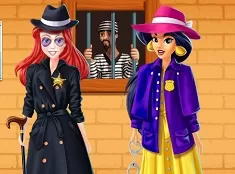 Princess Games, Jasmine and Ariel Detectives, Games-kids.com