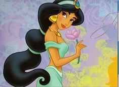 Aladdin Games, Jasmine and the Flower Puzzle, Games-kids.com