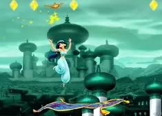 Aladdin Games, Jasmine Flying High, Games-kids.com