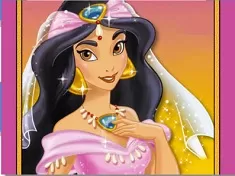 Aladdin Games, Jasmine Traditional Outfit Puzzle, Games-kids.com