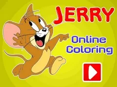 Tom and Jerry Games, Jerry Online Coloring, Games-kids.com