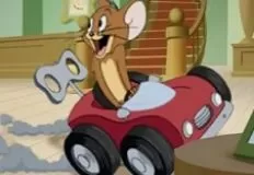 Tom and Jerry Games, Jerry Toy Car Puzzle, Games-kids.com