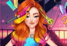 Girl Games, Jessie New Year Glam Hairstyle, Games-kids.com