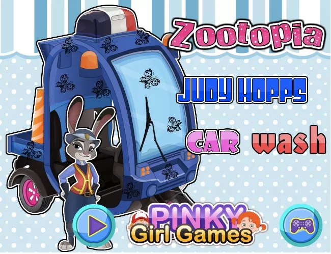 Zootopia Games, Judy Hopps Car Wash , Games-kids.com