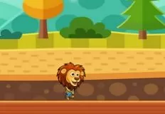 Adventure Games, Jumping Lion, Games-kids.com