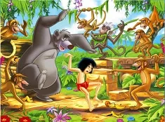 Jungle Book Games, Jungle Book Dancing Friends Puzzle, Games-kids.com