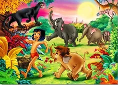 Jungle Book Games, Jungle Book Friends Puzzle, Games-kids.com