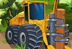 Cars Games, Jungle Woods Cutter, Games-kids.com