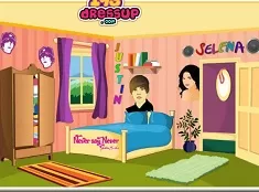 Celebrities Games, Justin and Selena Fan Room Decor, Games-kids.com