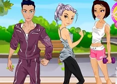 Girl Games, Justin at the Gym, Games-kids.com