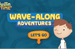 Justin Time Games,  Justin Time Wave Along Adventures, Games-kids.com