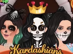 Celebrities Games, Kardashians Spooky Make Up, Games-kids.com