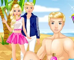 Barbie Games, Ken Beach Spa, Games-kids.com