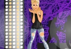 Celebrities Games, Kesha Chic, Games-kids.com