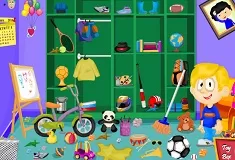 Girl Games, Kids Locker Room Cleaning, Games-kids.com